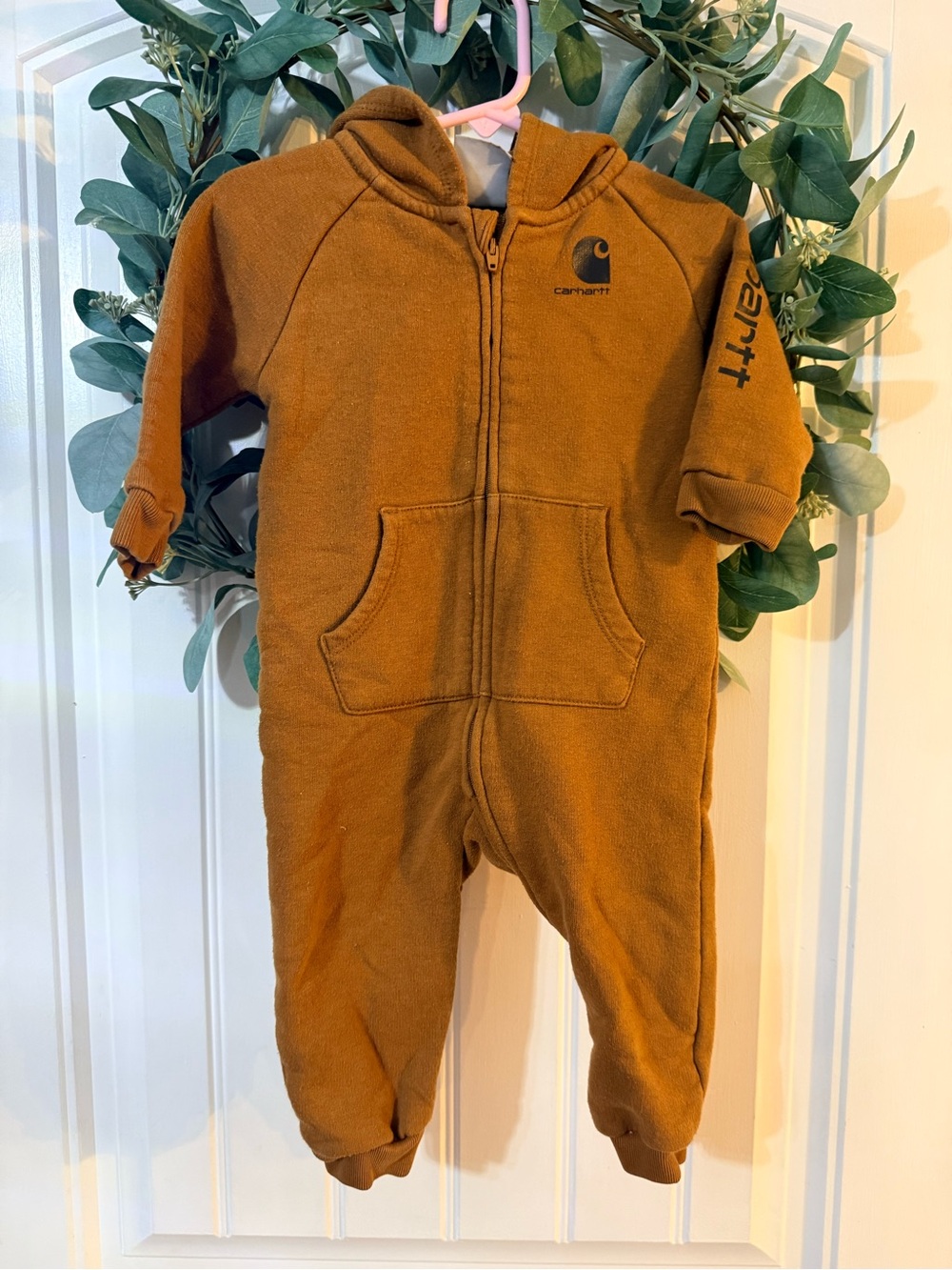 🌿4/$25 • Carhartt Kids' Hooded One-Piece in Brown
